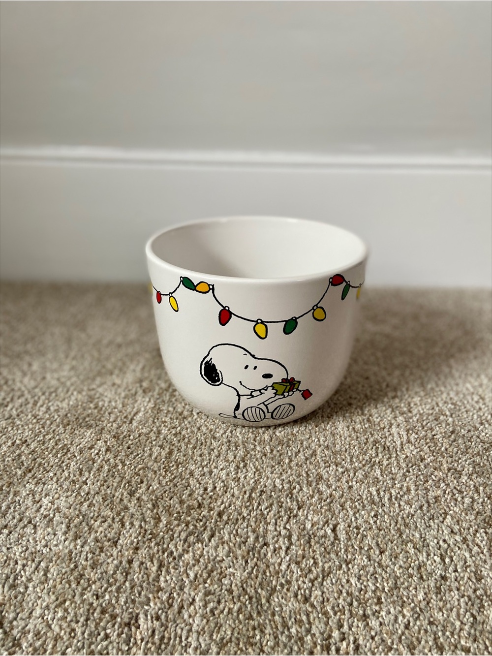 Peanuts Snoopy Christmas Bowl
